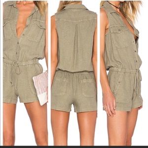 Cloth & Stone linen romper